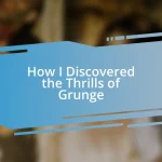 How I Discovered the Thrills of Grunge