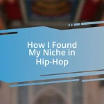 How I Found My Niche in Hip-Hop